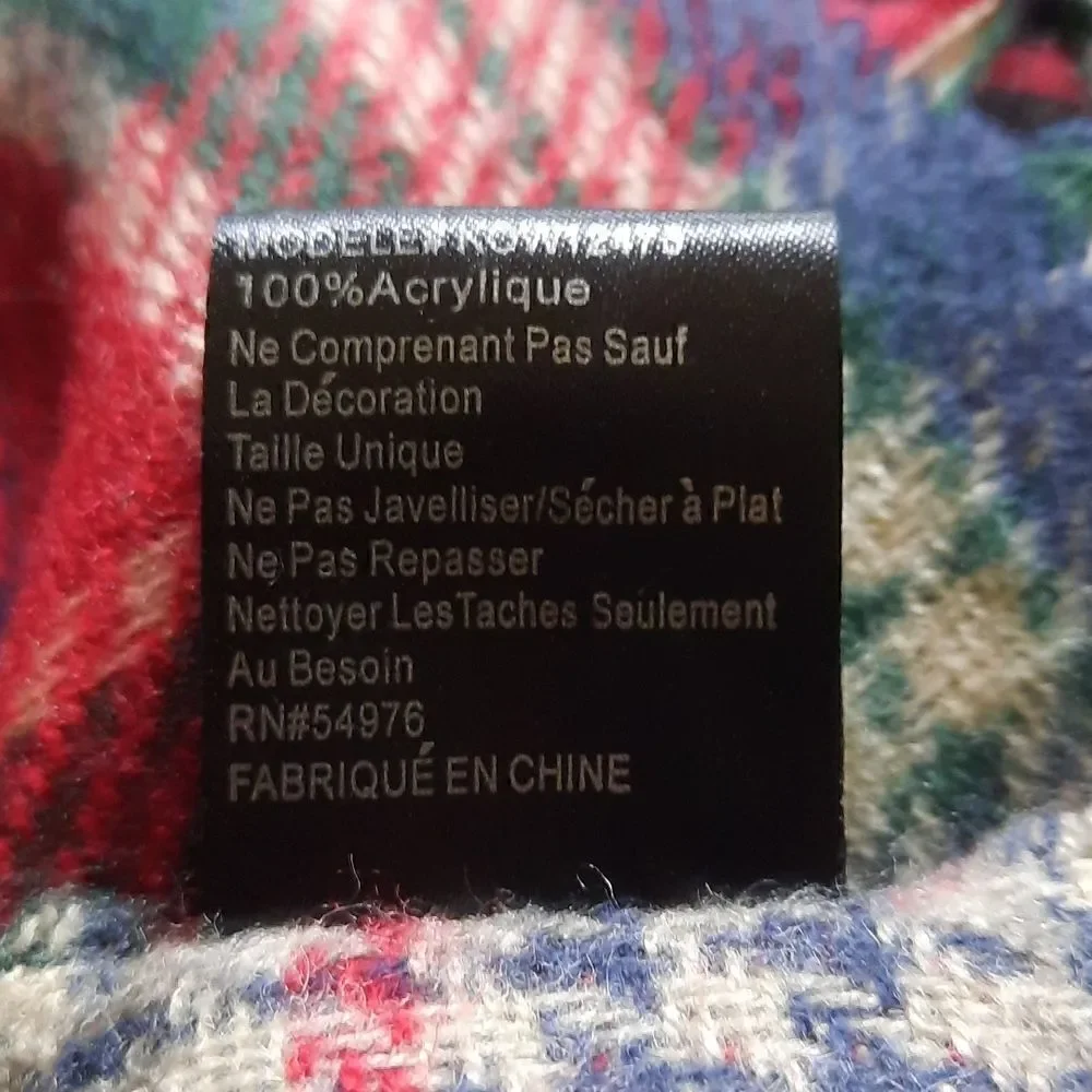 D&Y Plaid Scarf/Wrap/Throw